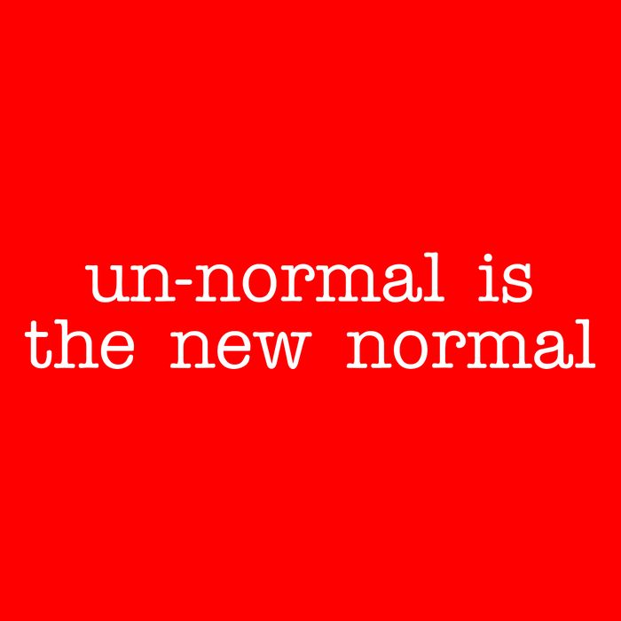 Unnormal Is The New Normal Hooded Wearable Blanket