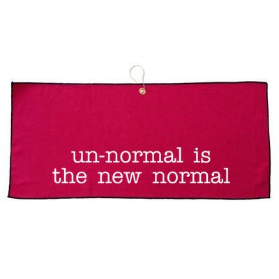 Unnormal Is The New Normal Large Microfiber Waffle Golf Towel