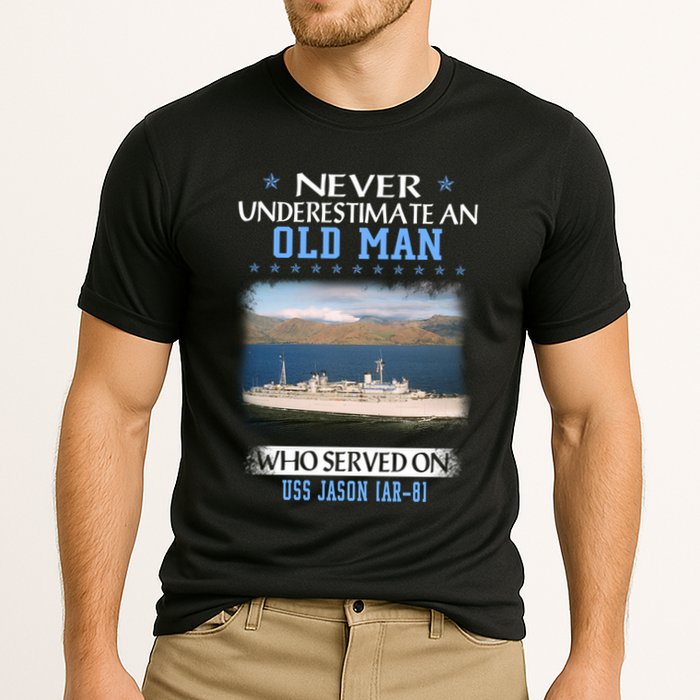 Uss Jason Ar8 Veterans Day Father Day Meaningful Gift Cooling Performance Crew T-Shirt