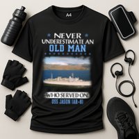 Uss Jason Ar8 Veterans Day Father Day Meaningful Gift Cooling Performance Crew T-Shirt
