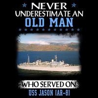 Uss Jason Ar8 Veterans Day Father Day Meaningful Gift 7-Panel Snapback Hat