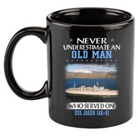 Uss Jason Ar8 Veterans Day Father Day Meaningful Gift 11oz C Handle Ceramic Mug