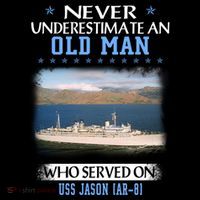 Uss Jason Ar8 Veterans Day Father Day Meaningful Gift Drawstring Bag