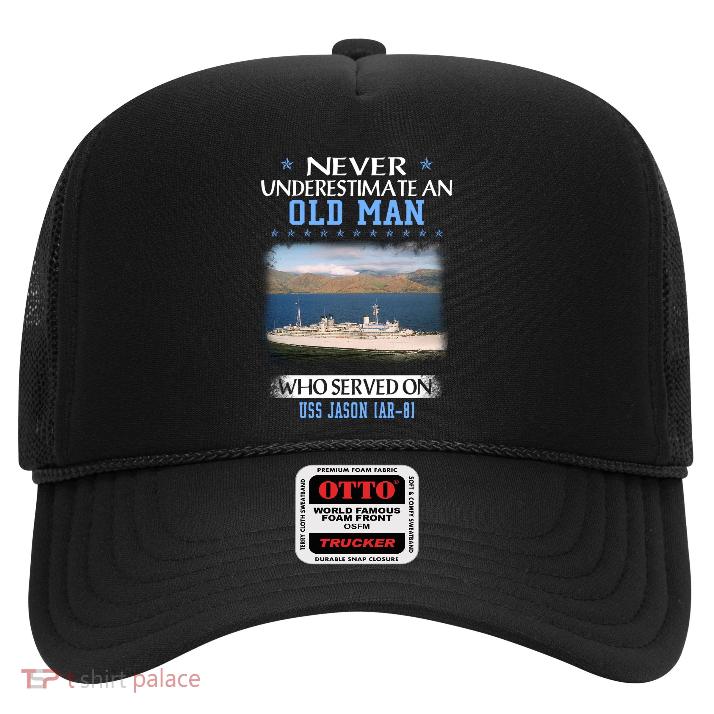 Uss Jason Ar8 Veterans Day Father Day Meaningful Gift Trucker Hat