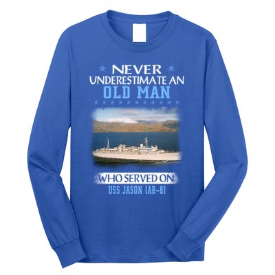Uss Jason Ar8 Veterans Day Father Day Meaningful Gift Long Sleeve Shirt