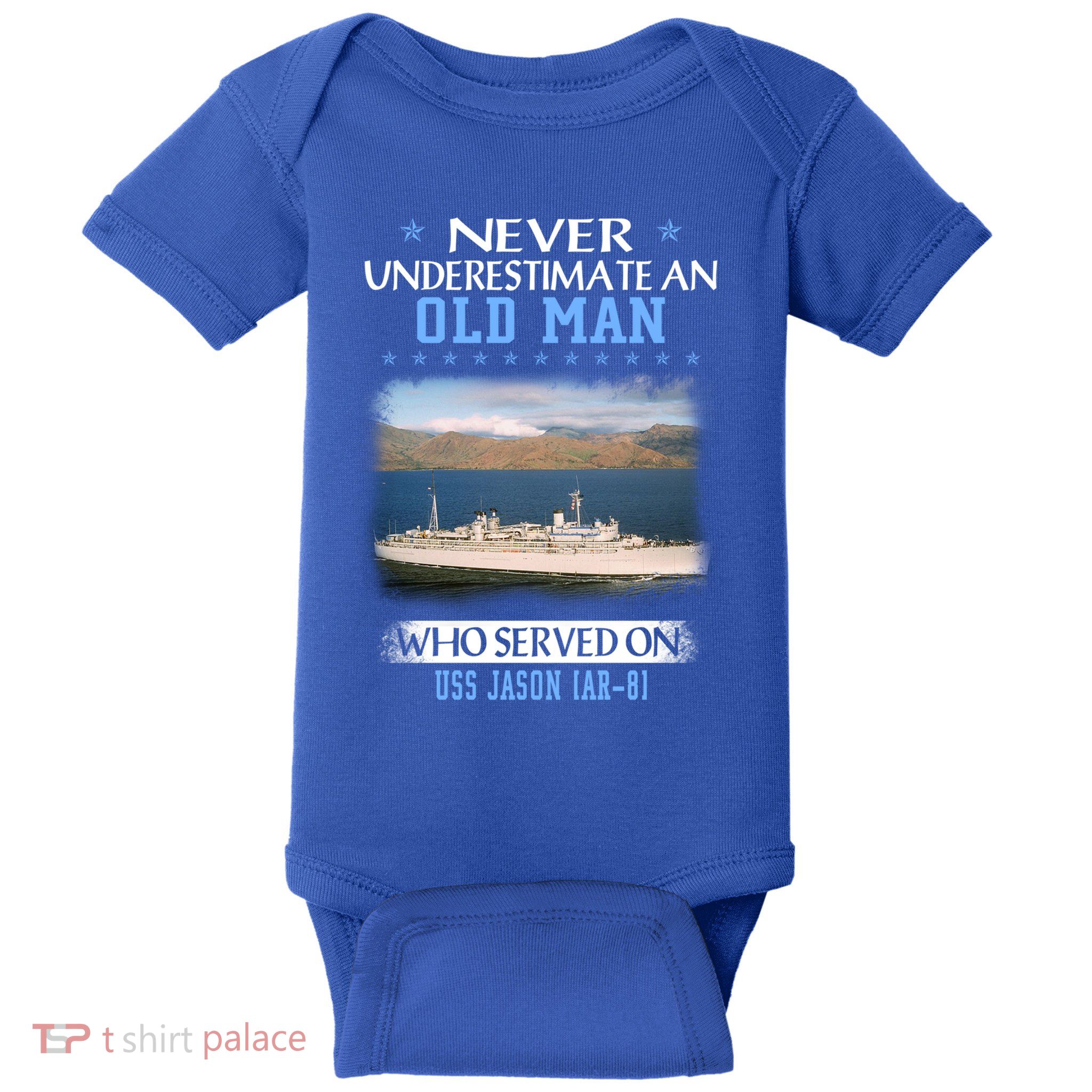 Uss Jason Ar8 Veterans Day Father Day Meaningful Gift Baby Bodysuit