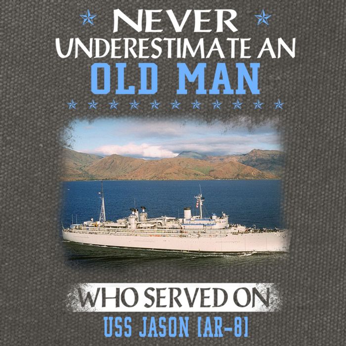 Uss Jason Ar8 Veterans Day Father Day Meaningful Gift Cotton Canvas Backpack