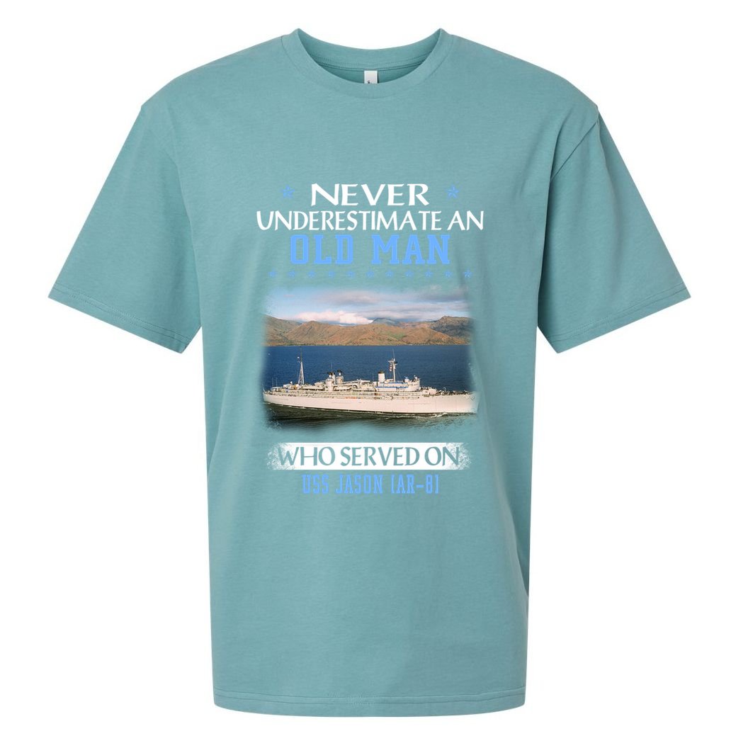 Uss Jason Ar8 Veterans Day Father Day Meaningful Gift Sueded Cloud Jersey T-Shirt
