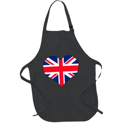 Union Jack British Flag Heart British Isles Apron