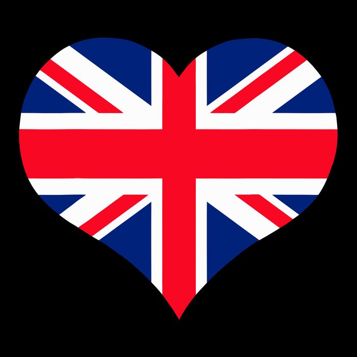 Union Jack British Flag Heart British Isles Sustainable Bucket Hat