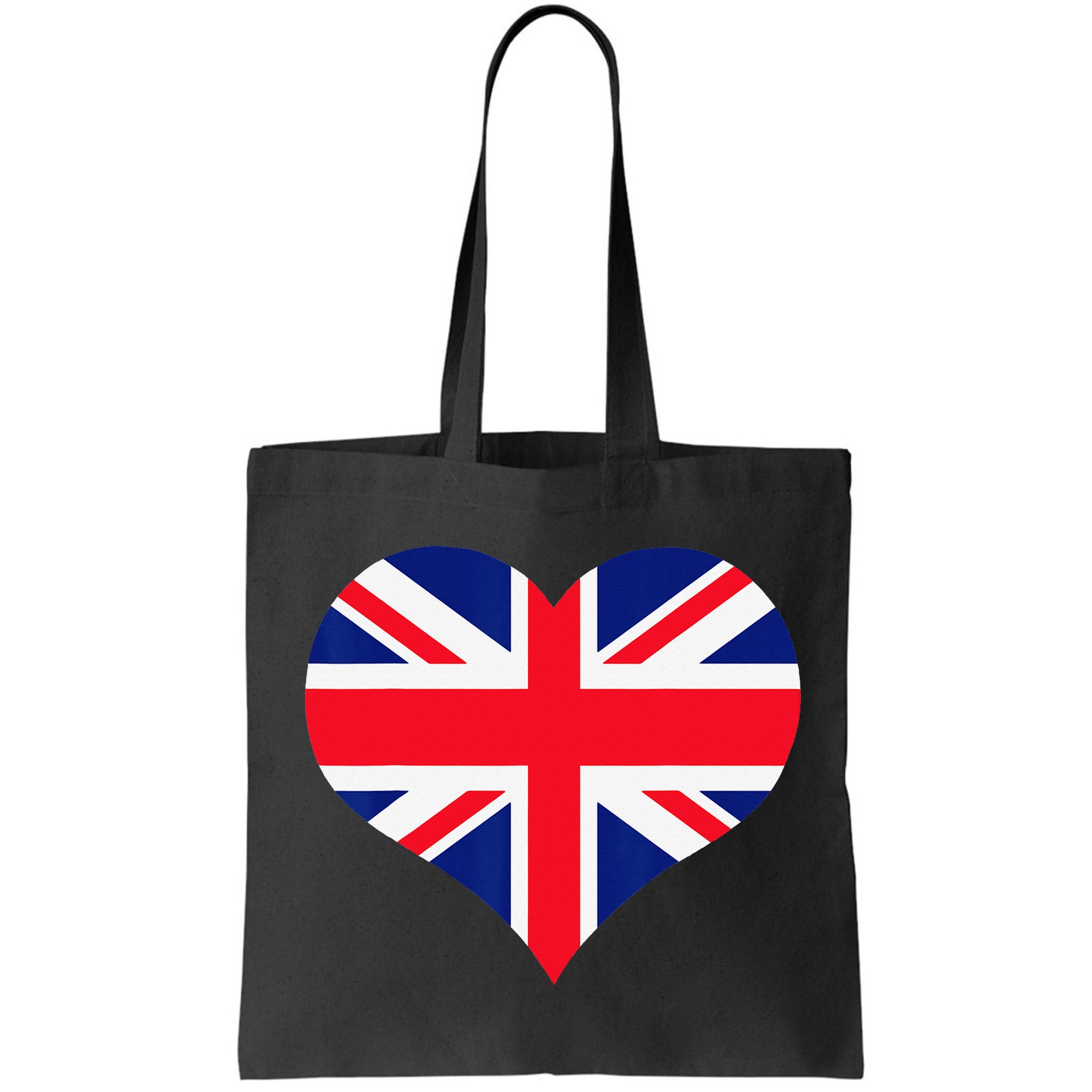 Union Jack British Flag Heart British Isles Bag
