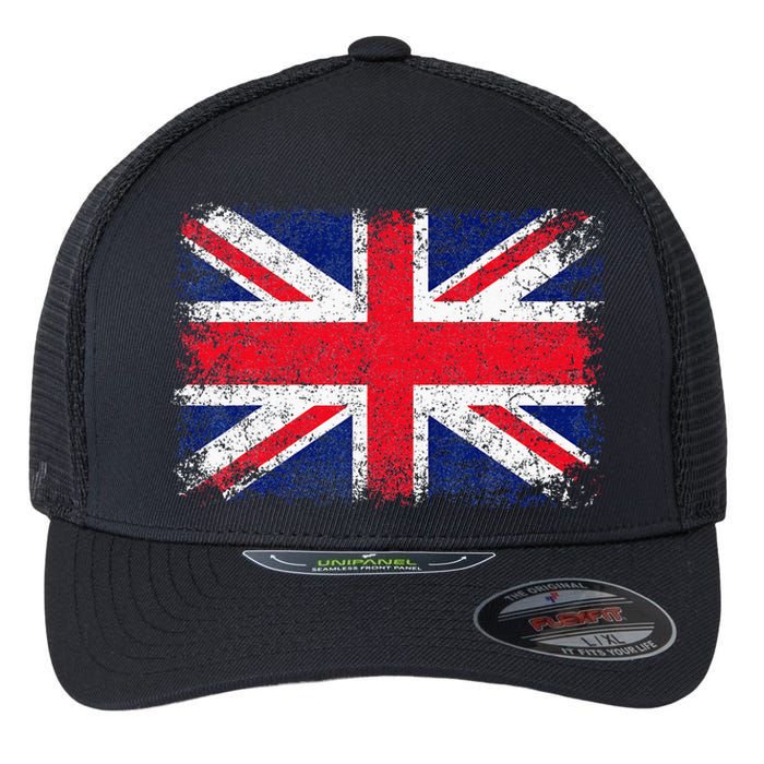 UNION JACK FLAG UNITED KINGDOM GREAT BRITAIN ENGLAND Flexfit Unipanel Trucker Cap