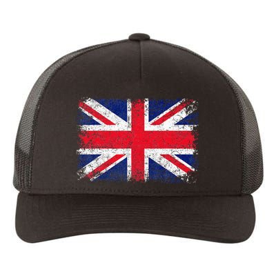 UNION JACK FLAG UNITED KINGDOM GREAT BRITAIN ENGLAND Yupoong Adult 5-Panel Trucker Hat