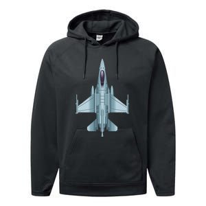 US Jet Fighter Jet Plane Pilot Gift Performance Fleece Hoodie