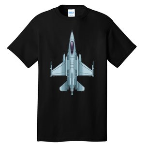 US Jet Fighter Jet Plane Pilot Gift Tall T-Shirt