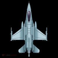 US Jet Fighter Jet Plane Pilot Gift 16 in Basic Backpack