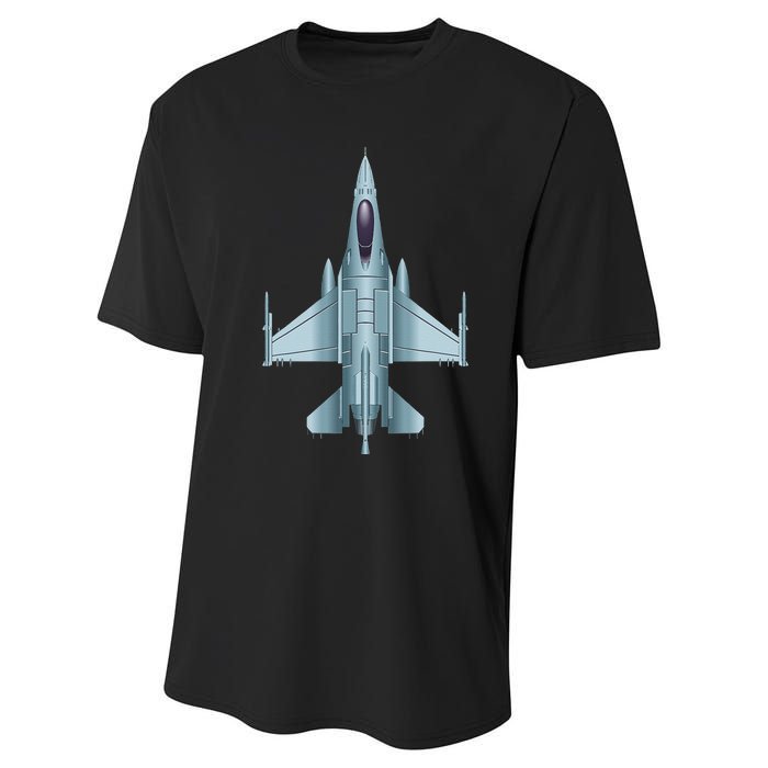 US Jet Fighter Jet Plane Pilot Gift Performance Sprint T-Shirt