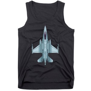 US Jet Fighter Jet Plane Pilot Gift Tank Top