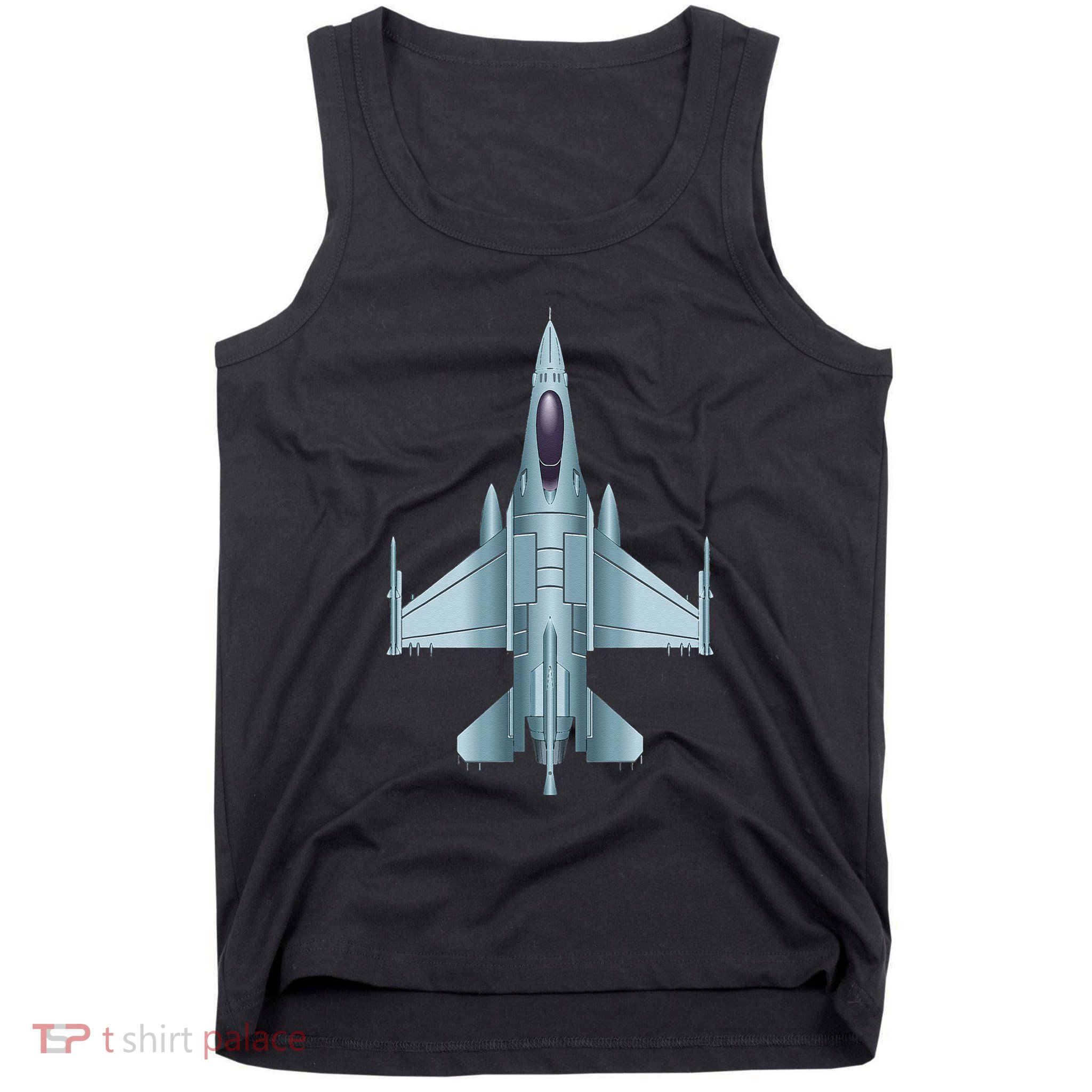 US Jet Fighter Jet Plane Pilot Gift Tank Top