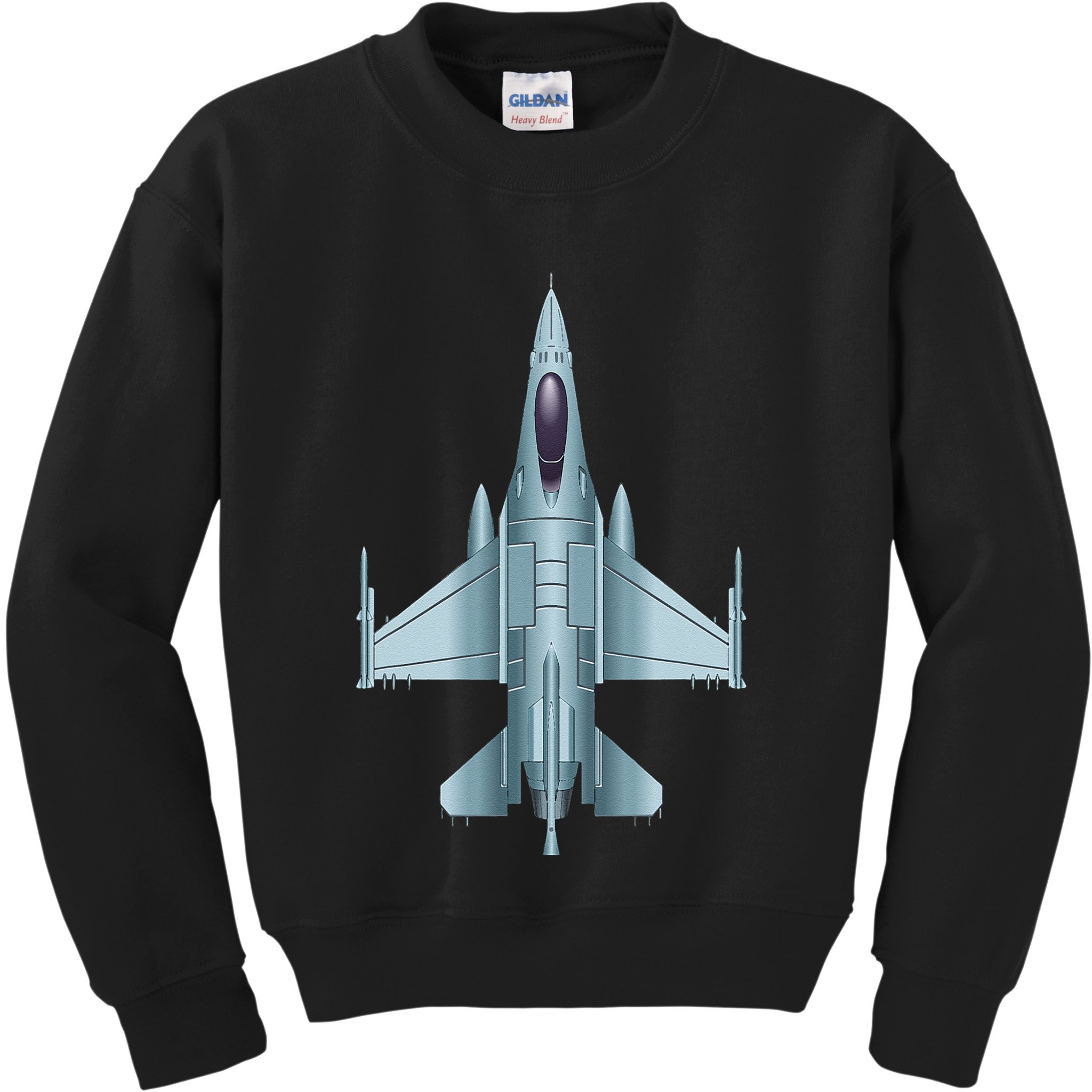 US Jet Fighter Jet Plane Pilot Gift Kids Sweatshirt