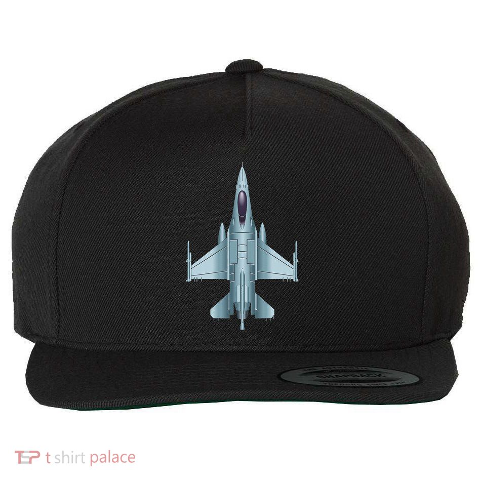 US Jet Fighter Jet Plane Pilot Gift Wool Snapback Cap