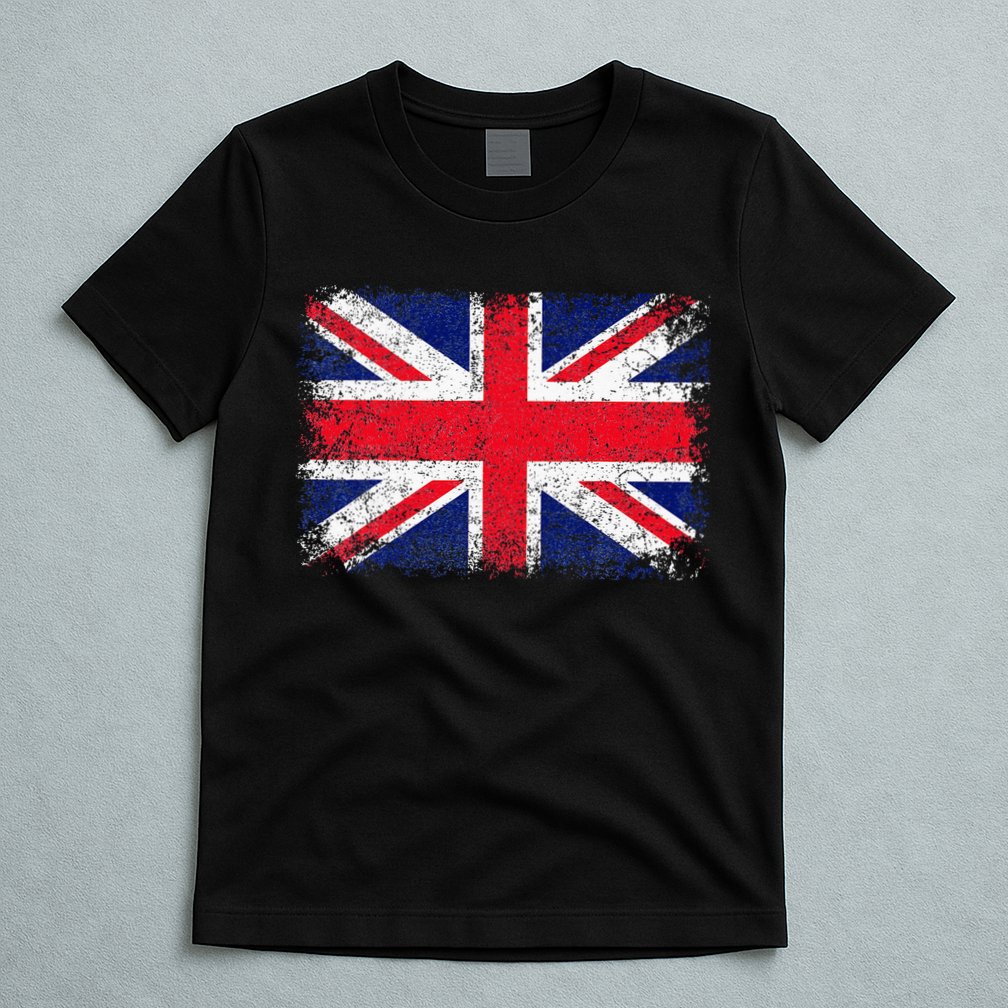Union Jack Flag United Kingdom Great Britain England T-Shirt