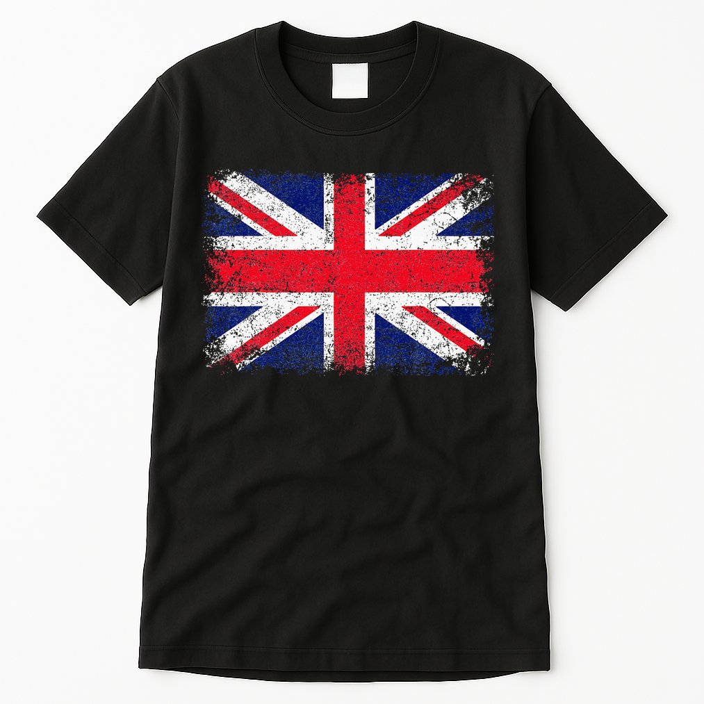 Union Jack Flag United Kingdom Great Britain England Tall T-Shirt