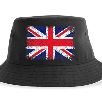Union Jack Flag United Kingdom Great Britain England Sustainable Bucket Hat