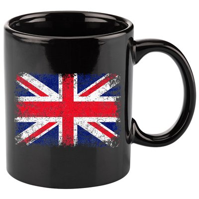 Union Jack Flag United Kingdom Great Britain England 11oz C Handle Ceramic Mug