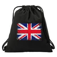 Union Jack Flag United Kingdom Great Britain England Drawstring Bag