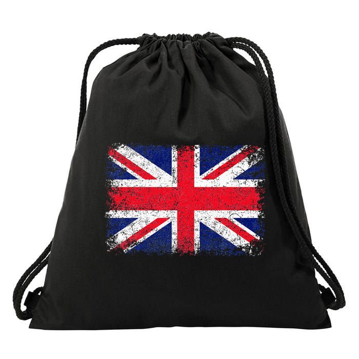 Union Jack Flag United Kingdom Great Britain England Drawstring Bag