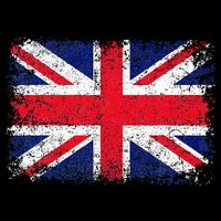 Union Jack Flag United Kingdom Great Britain England 16 in Basic Backpack