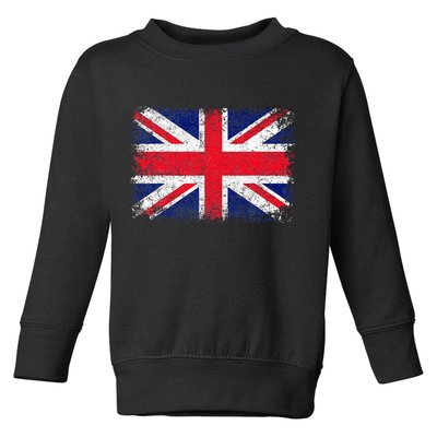 Union Jack Flag United Kingdom Great Britain England Toddler Sweatshirt