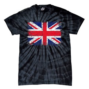 Union Jack Flag United Kingdom Great Britain England Tie-Dye T-Shirt