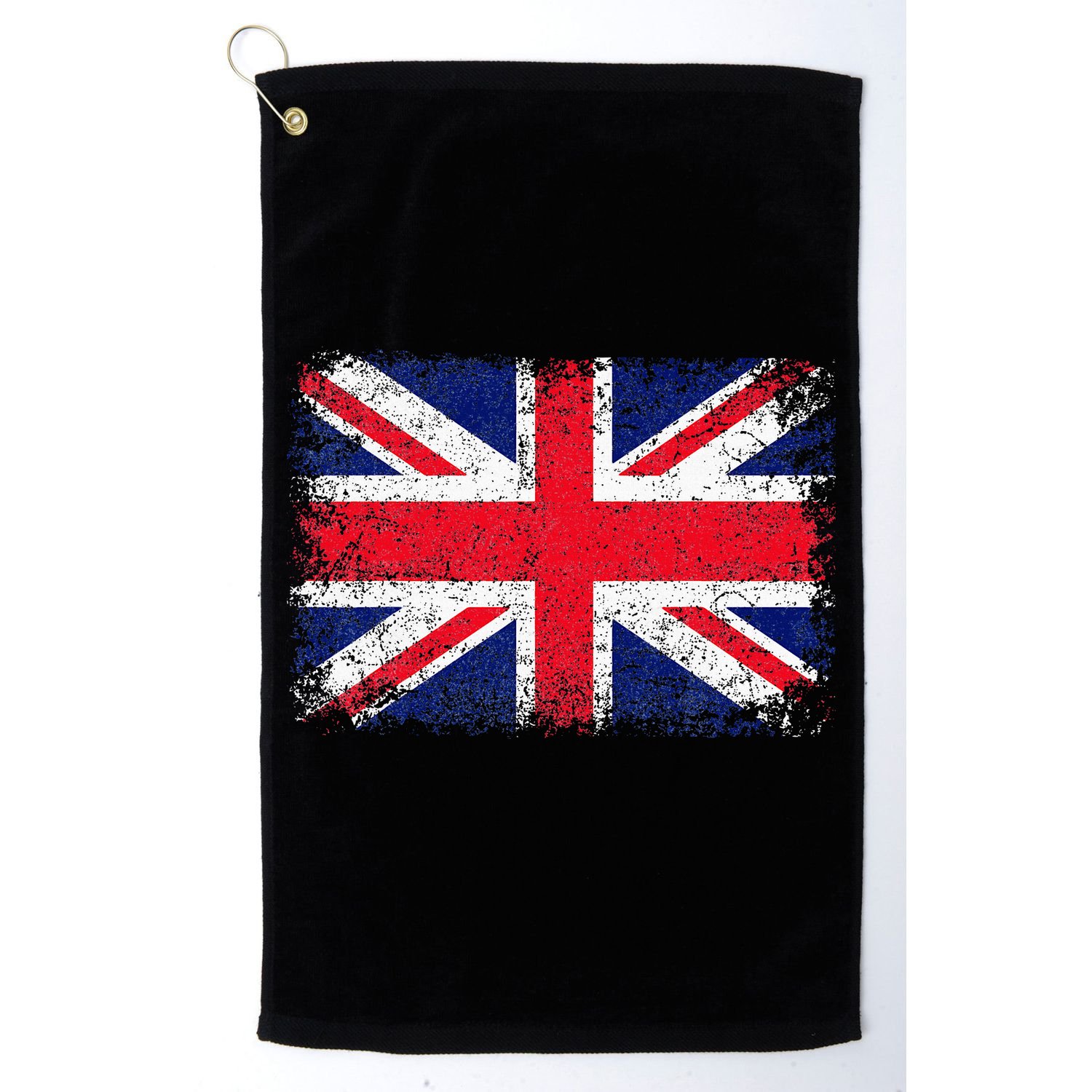 Union Jack Flag United Kingdom Great Britain England Golf Towel