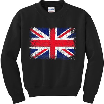 Union Jack Flag United Kingdom Great Britain England Kids Sweatshirt