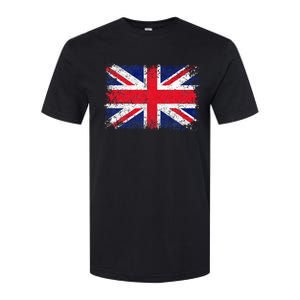 Union Jack Flag United Kingdom Great Britain England Softstyle CVC T-Shirt