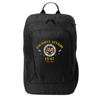 Uss John F. Kennedy Cv67 Aircraft Carrier Veteran Flag City Backpack