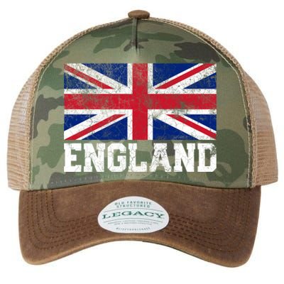 Union Jack Flag Uk England United Kingdom Roots Gift Legacy Tie Dye Trucker Hat