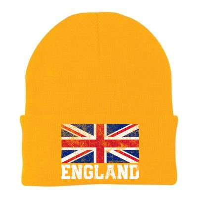 Union Jack Flag Uk England United Kingdom Roots Gift Knit Cap Winter Beanie