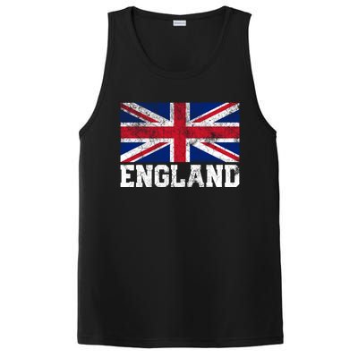 Union Jack Flag Uk England United Kingdom Roots Gift PosiCharge Competitor Tank