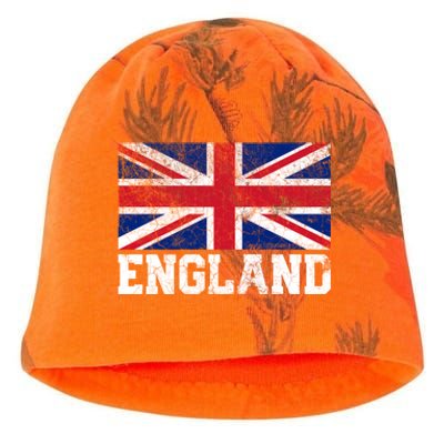 Union Jack Flag Uk England United Kingdom Roots Gift Kati - Camo Knit Beanie