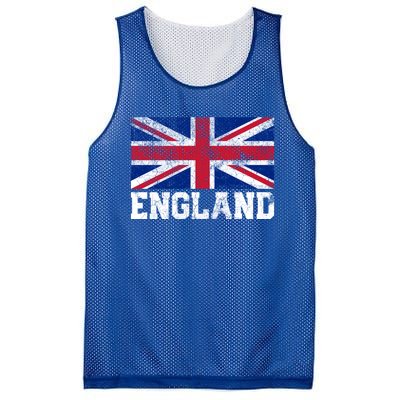 Union Jack Flag Uk England United Kingdom Roots Gift Mesh Reversible Basketball Jersey Tank