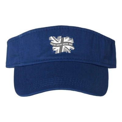 Union Jack Mother And Family Matching Clothes For Mum Gift Valucap Bio-Washed Visor