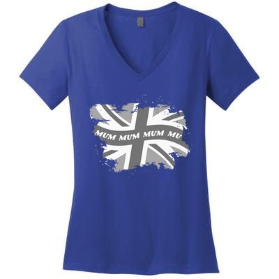 Union Jack Mother And Family Matching Clothes For Mum Gift Women's V-Neck T-Shirt