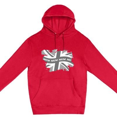 Union Jack Mother And Family Matching Clothes For Mum Gift Premium Pullover Hoodie