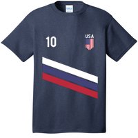 USA Jersey Soccer, Retro 10 American Football USA Soccer T-Shirt