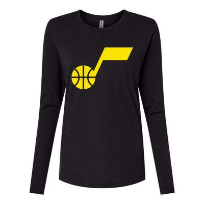 Utah Jazz Womens Cotton Relaxed Long Sleeve T-Shirt