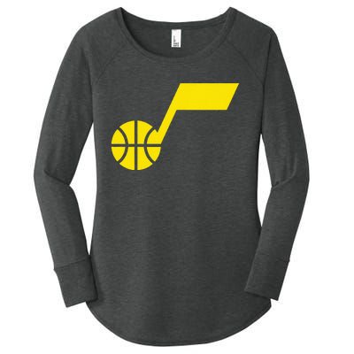 Utah Jazz Women's Perfect Tri Tunic Long Sleeve Shirt