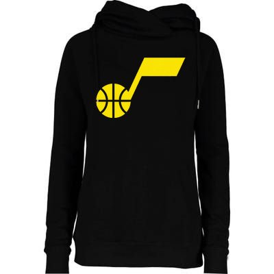 Utah Jazz Womens Funnel Neck Pullover Hood